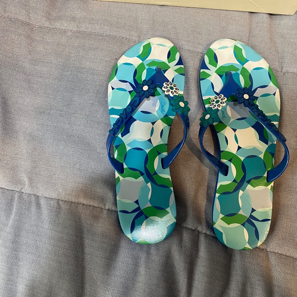 Coach Flip flop Size 7